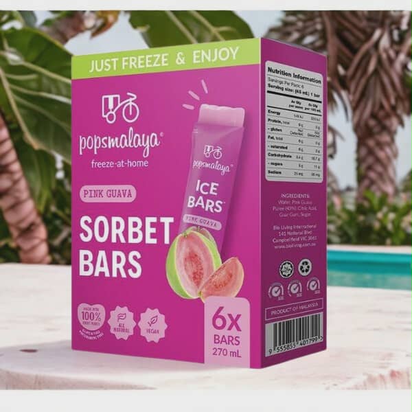 Pops Malaya Sorbet Pink Guava 270 ml