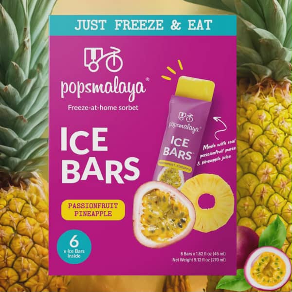 Pops Malaya Sorbet Passion Fruit Pineapple 270 ml