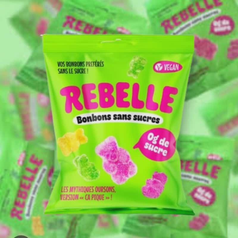 Rebelle Bonbons Oursons Acidulés 50 Gr