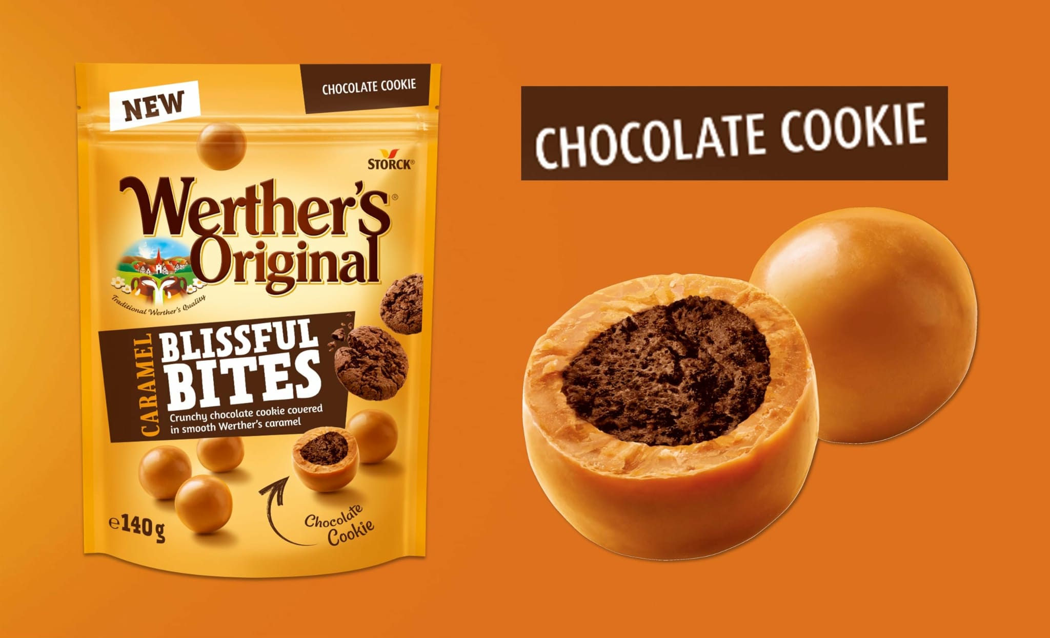 Caramel Bites Cookie Werther's Original 140 Gr