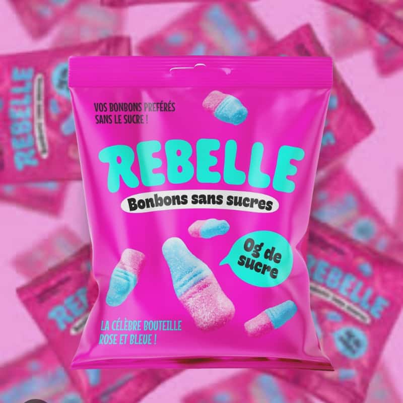 Rebelle Bouteilles Roses et Bleues 50 Gr