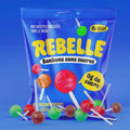 Rebelle Sucettes Lollipops 50 Gr