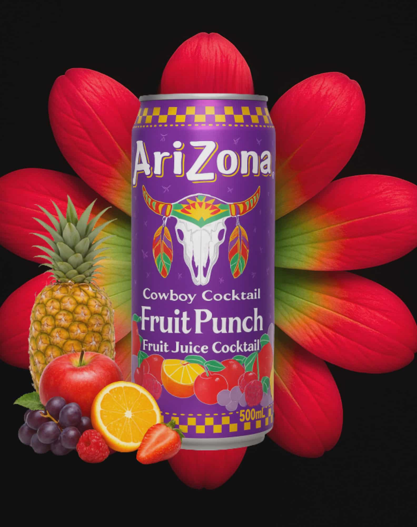 Arizona Cowboy Fruit Punch 500 ml