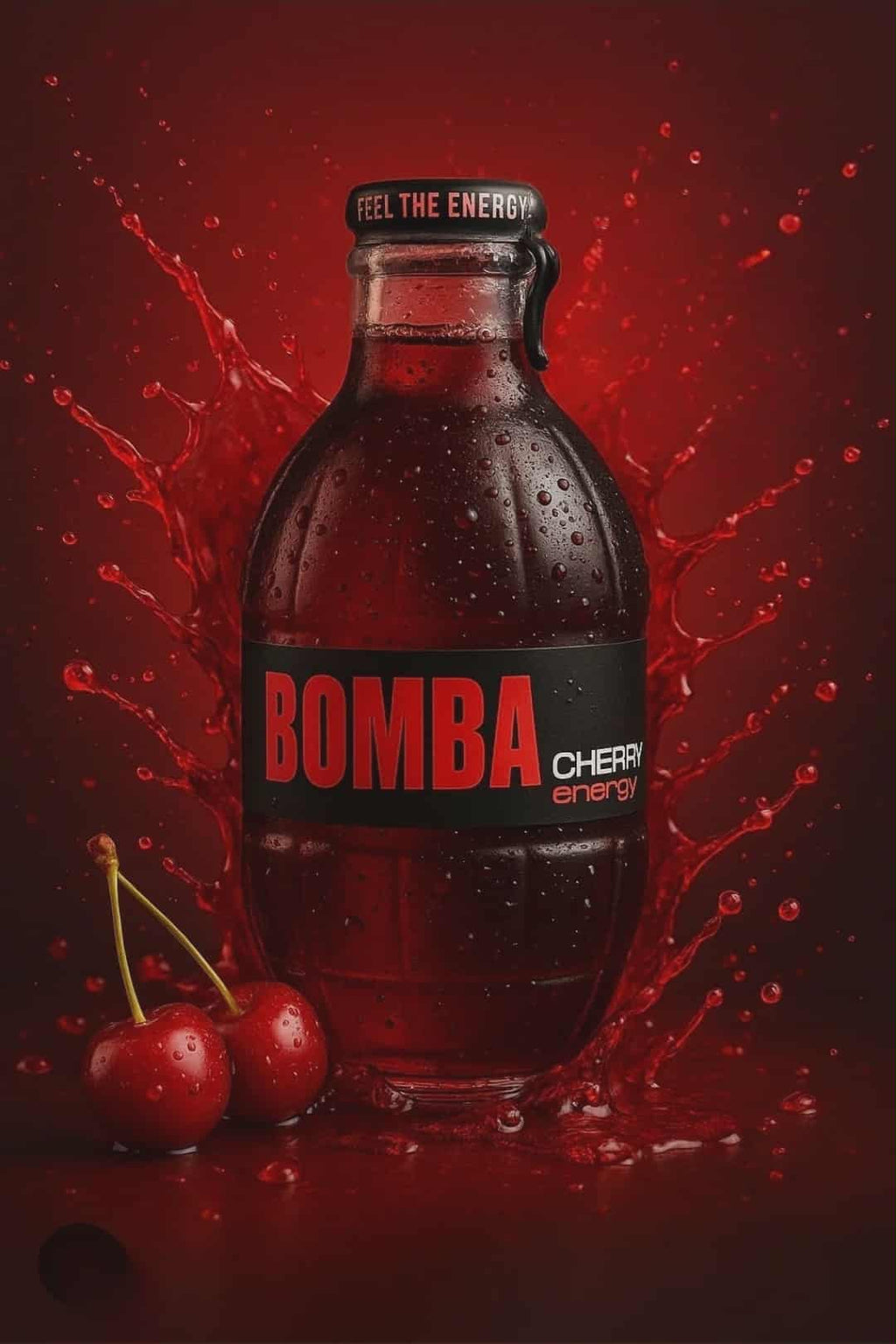 Bomba Energy Drink Cherry 250 ml