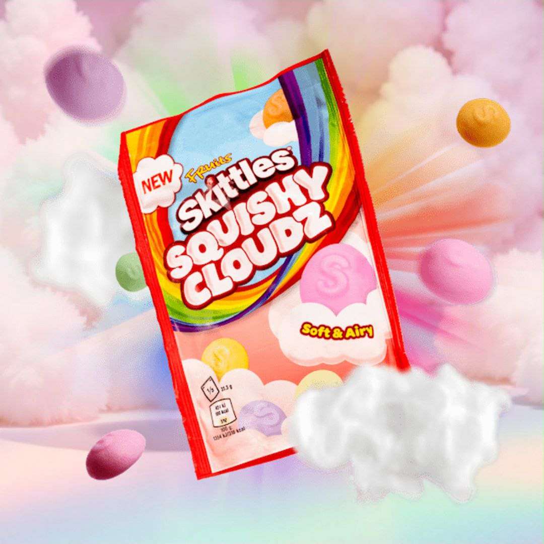 Skittles Squishy Cloudz Fruit 94 Gr
