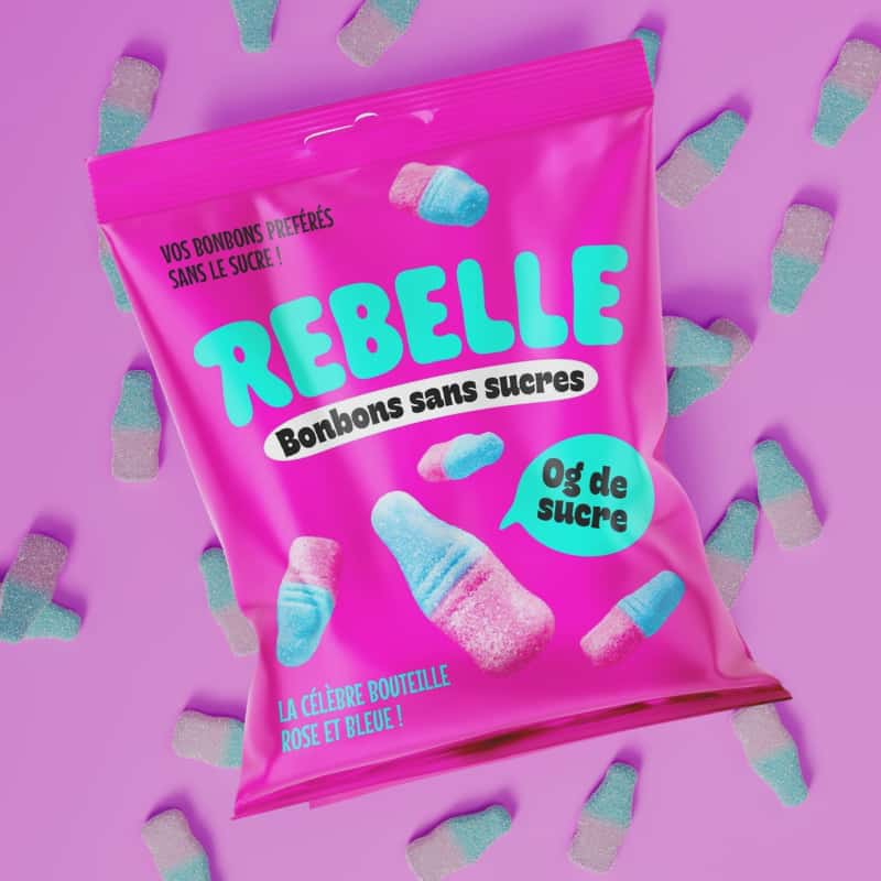 Rebelle Bouteilles Roses et Bleues 50 Gr