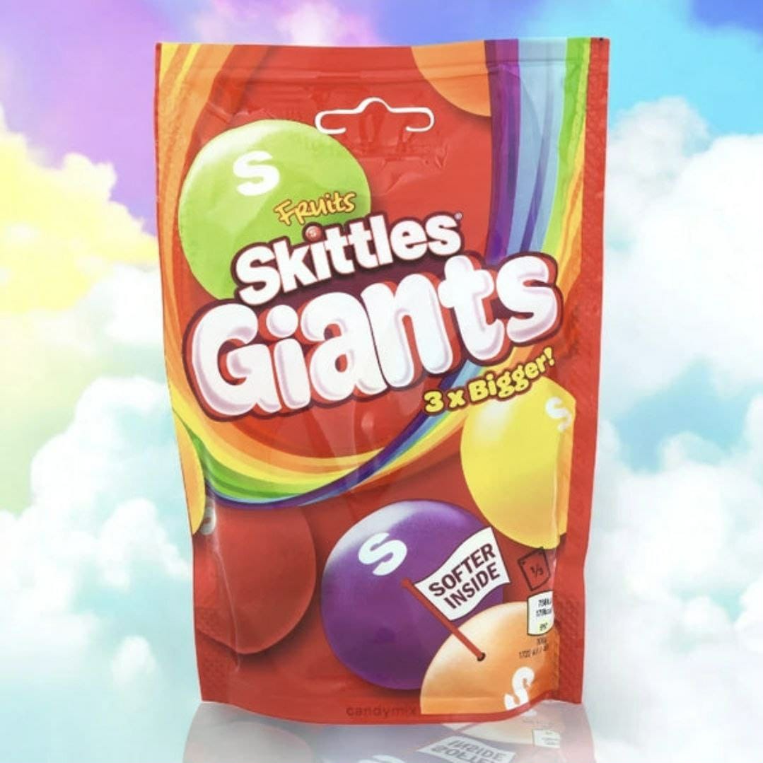 Skittles Giants 3x Bigger 132 Gr