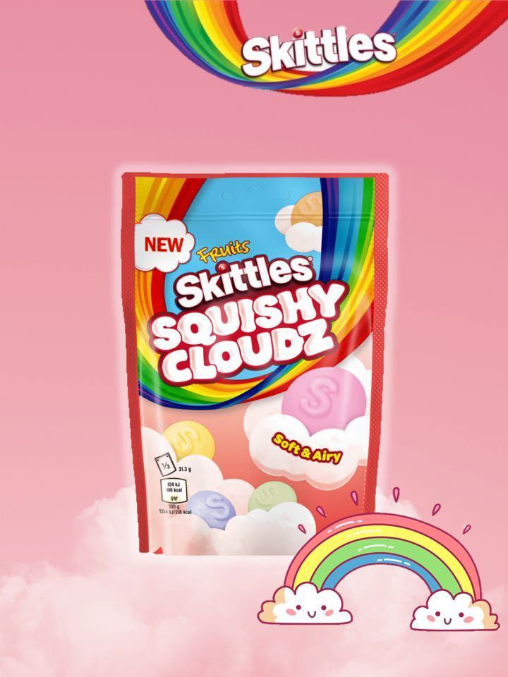 Skittles Squishy Cloudz Fruit 94 Gr