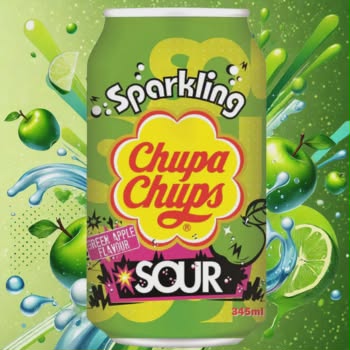 Chupa Chups Pomme acidulée 345ml