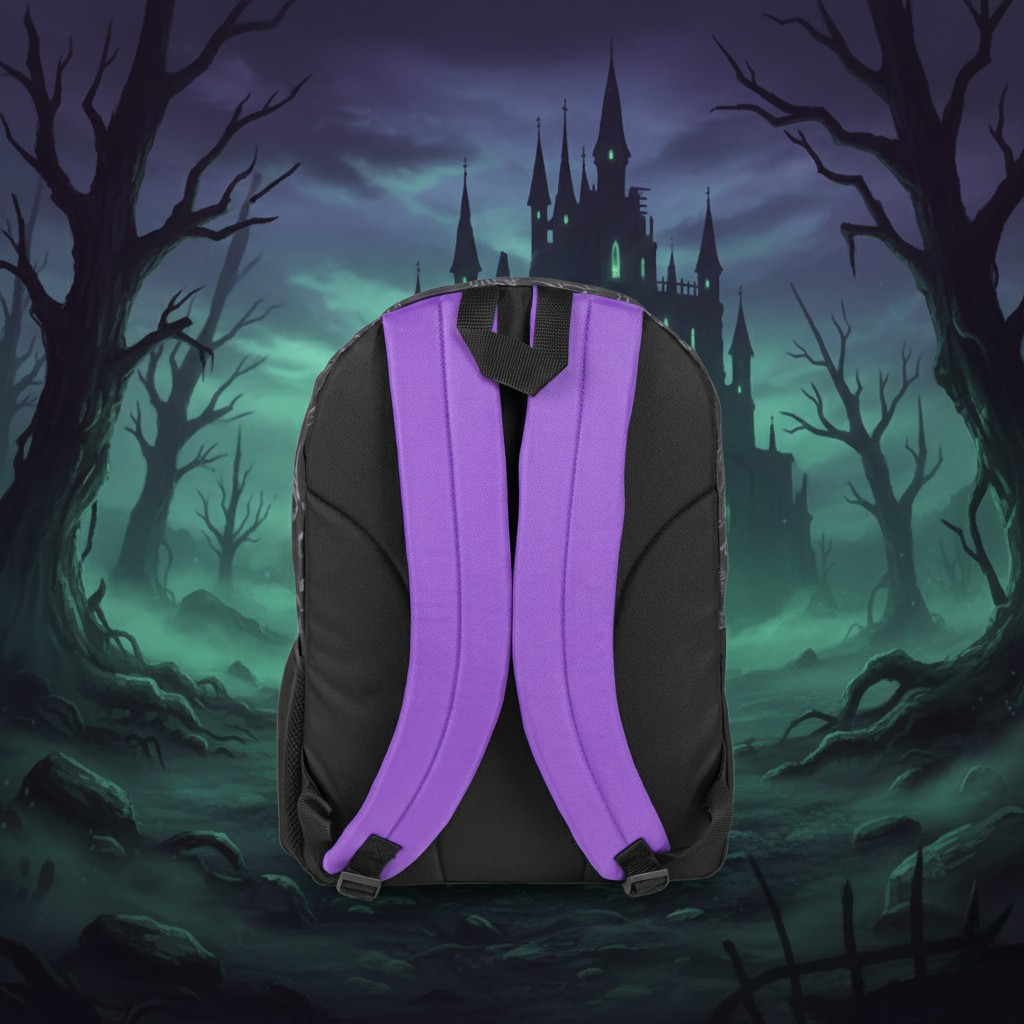 Sac d'école Disney Villains noir, 42 cm