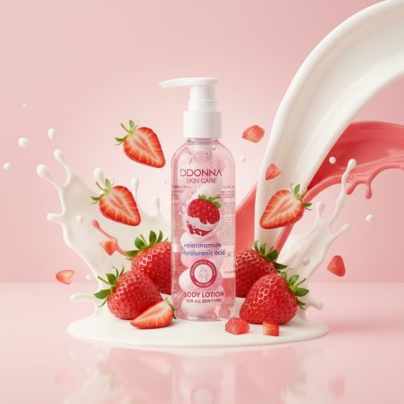 Body Lotion Intense Fraise Chantilly - D'Donna Skin Care