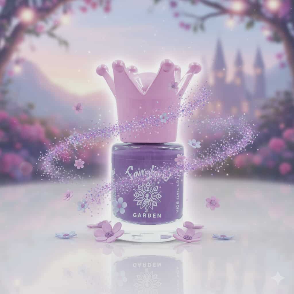 Vernis à ongles à base d'eau FAIRYLAND, Violet Betty