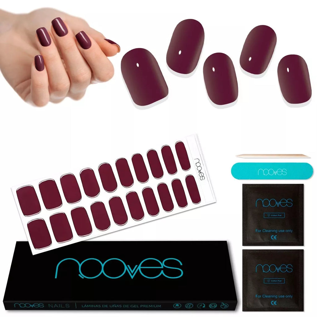 Pack Nuits du Vin – 2 feuilles de stickers pour ongles pour manucure et pédicure