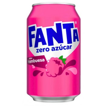 Fanta Frambuesa Zero 330 ml