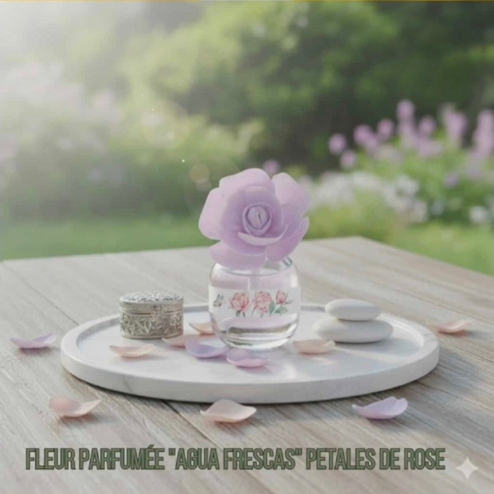 FLEUR PARFUMÉE "AGUA FRESCAS" PETALES DE ROSE AMBAR