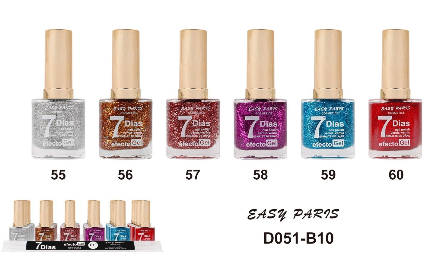 VERNIS À ONGLES EFFET GEL 7 JOURS 13ML