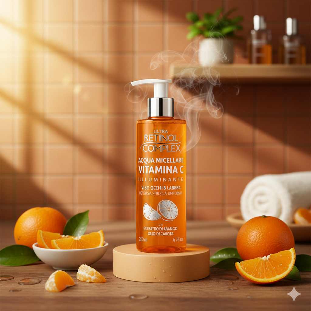 Eau micellaire à la vitamine C 200 ml. RETINOL COMPLEX