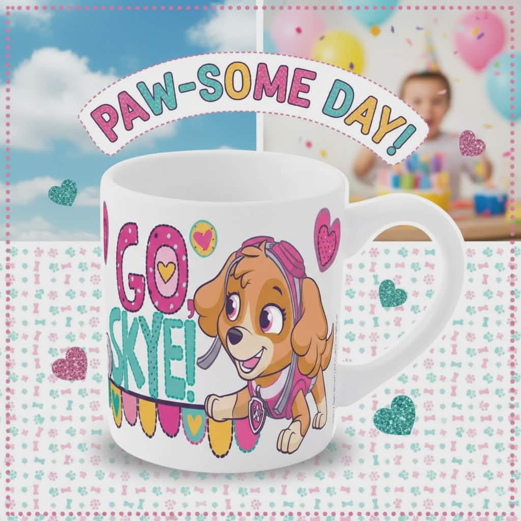 Mug en porcelaine Pat' Patrouille Go Skye 235 ml