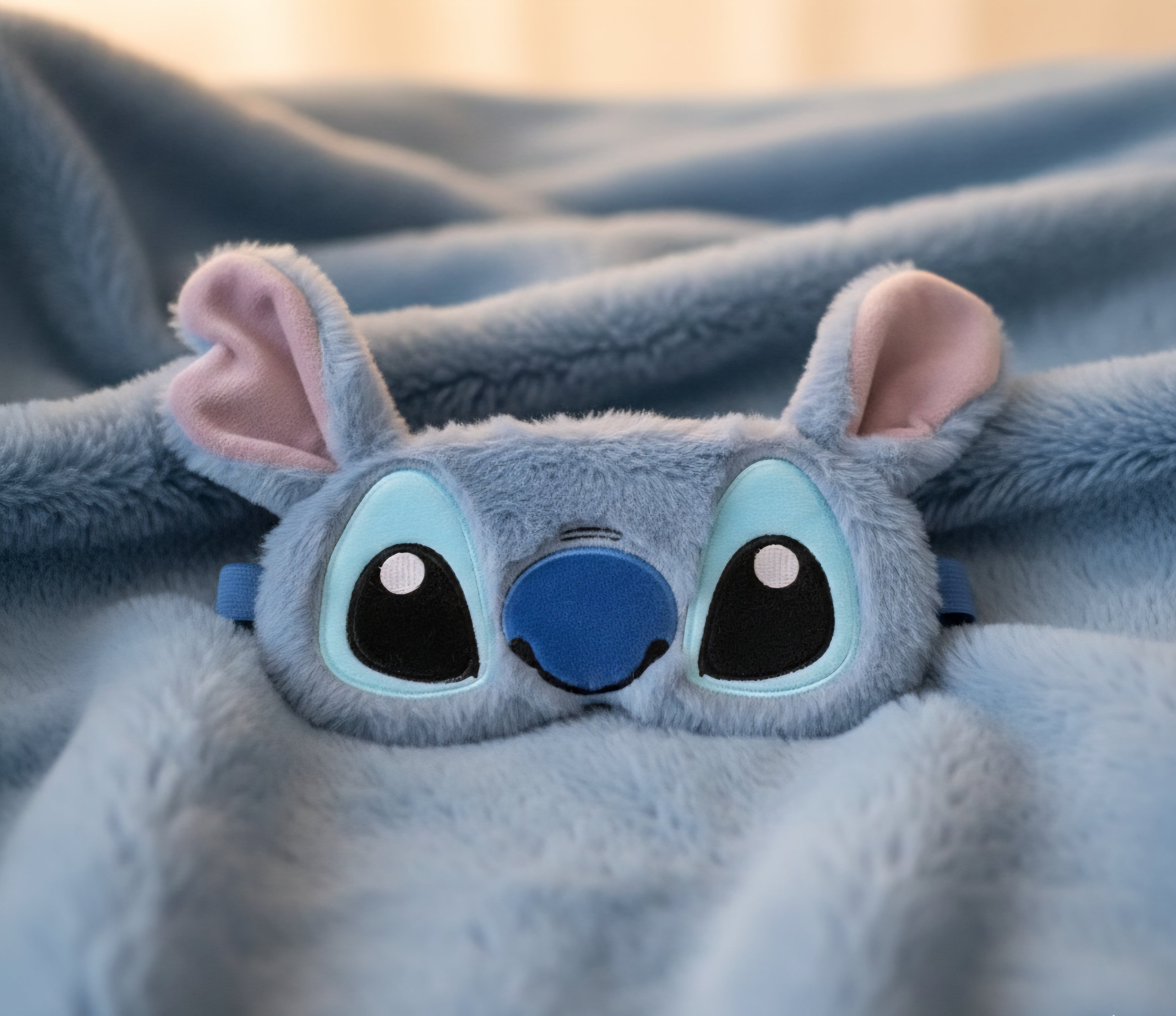 Masque de sommeil adulte Disney Lilo et Stitch, Fuzzy le chien étoile, masque de nuit