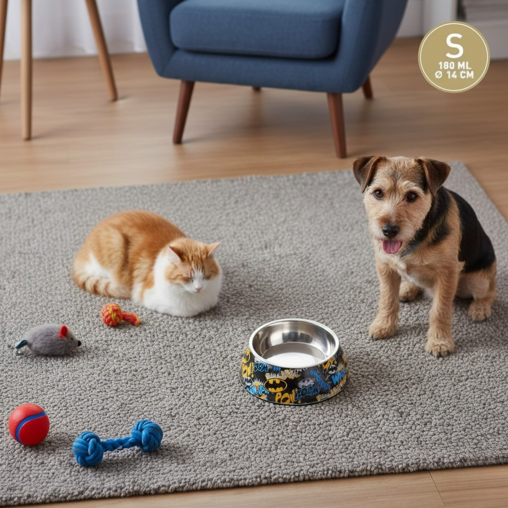 Gamelle pour chien ou chat Batman Boom, 180 ml