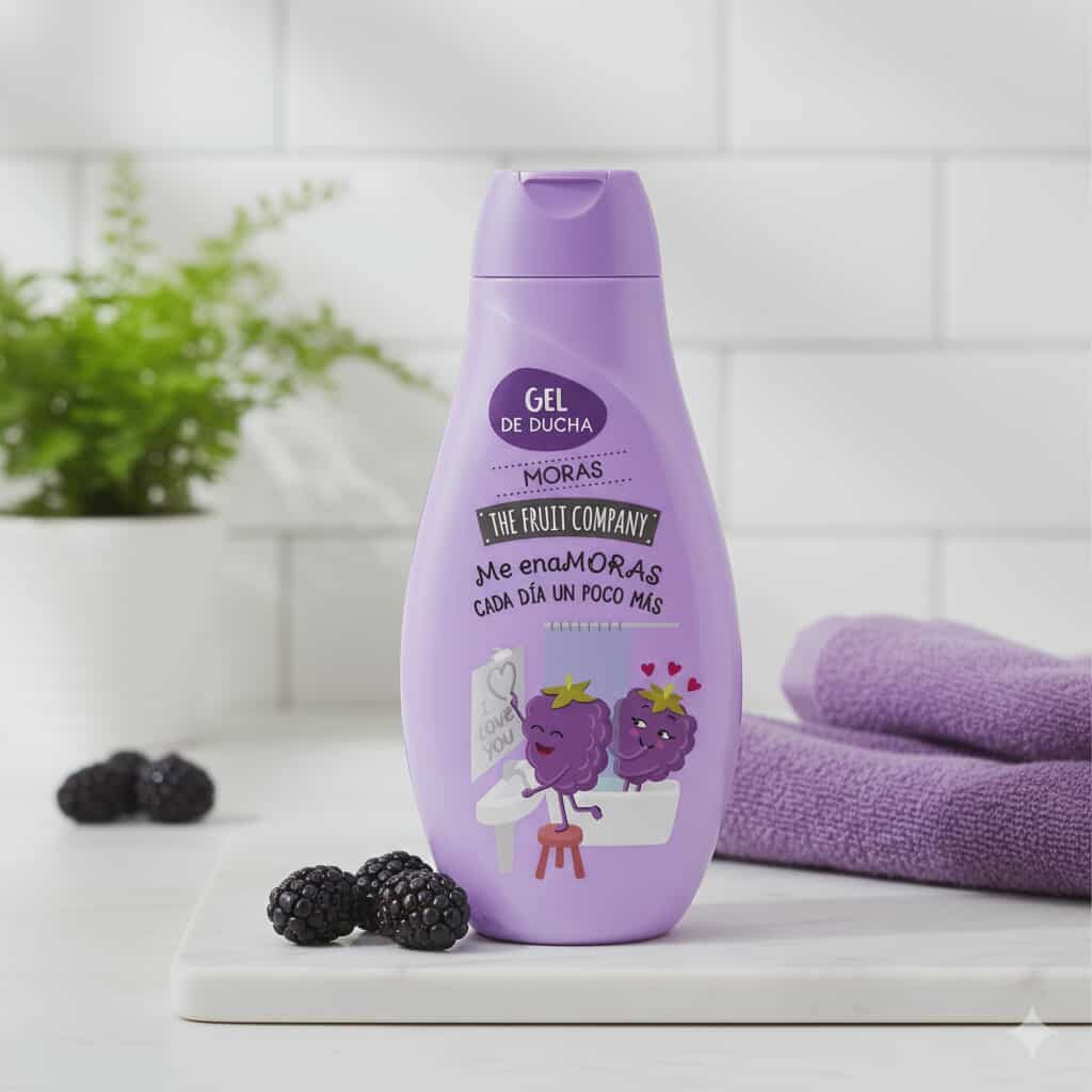 GEL DOUCHE MÛRE 600ML - THE FRUIT COMPANY