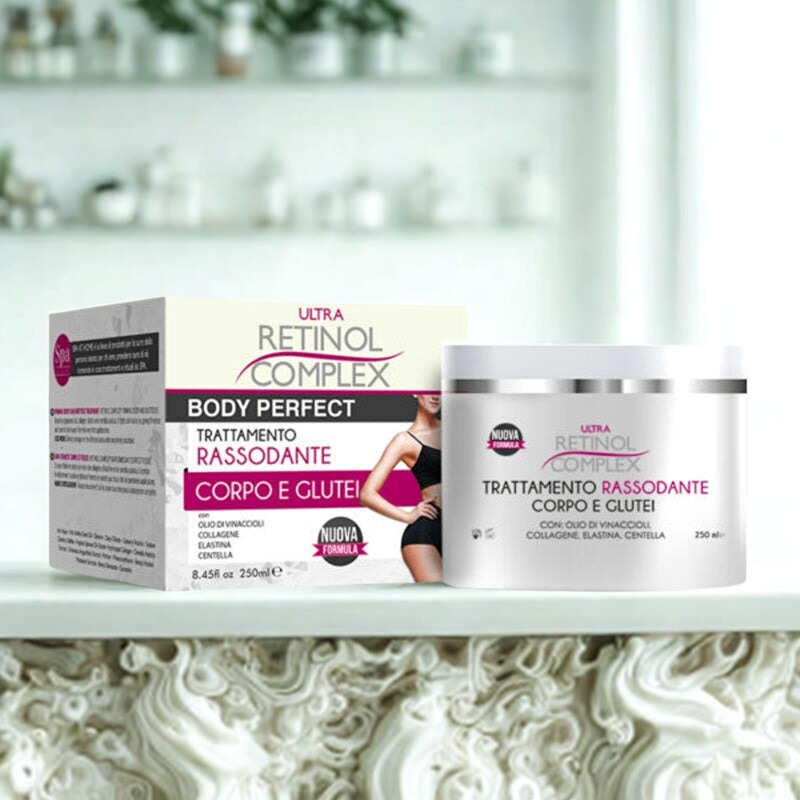 312 CRÈME RAFFERMISSANTE HYDRATANTE POUR LE CORPS ET LES FESSES 250ML. RETINOL COMPLEX