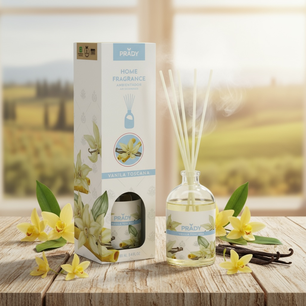 Diffuseur mikado vanille toscana 100ml - Prady