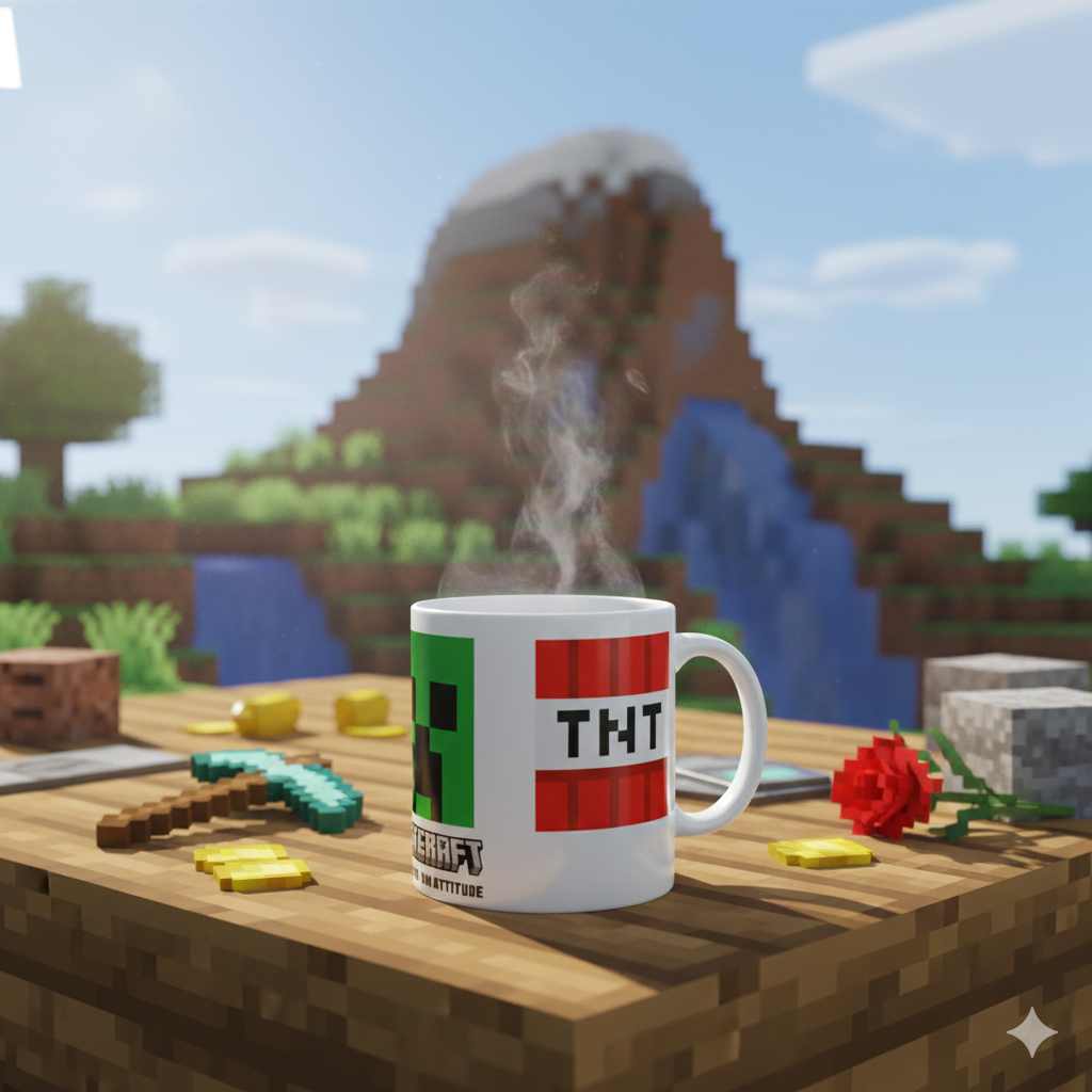 Mug en porcelaine Minecraft Adaptation 325 ml