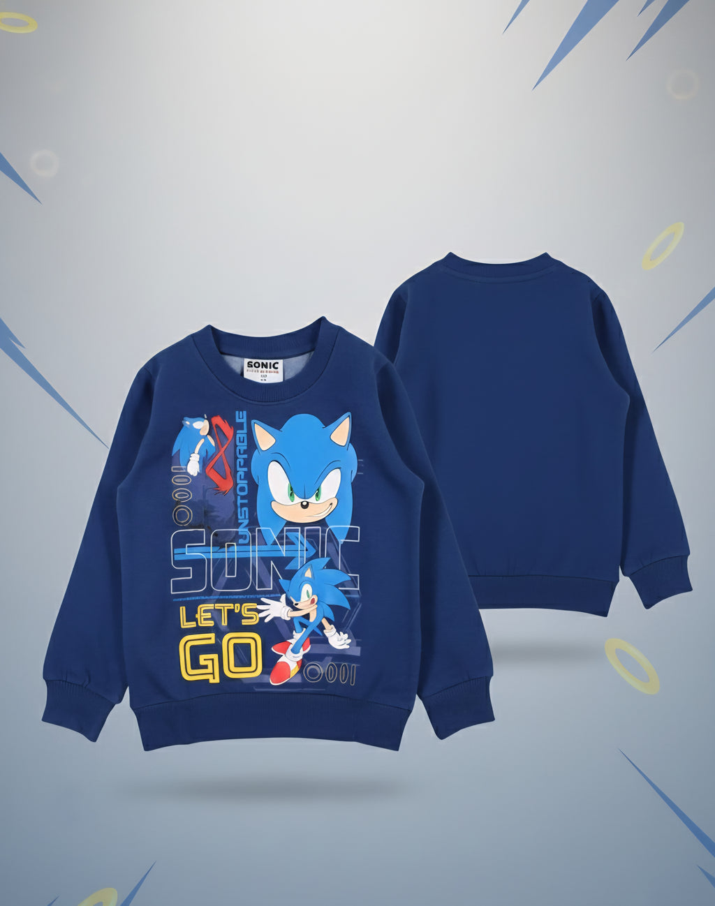 Pull Sonic le Hérisson pour enfants de 4 à 12 ans / 104 à 152 cm