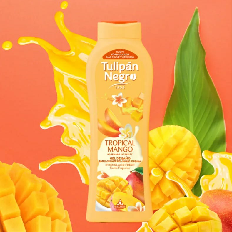 GEL DOUCHE TROPICAL MANGO 650ML. TULIPAN NEGRO