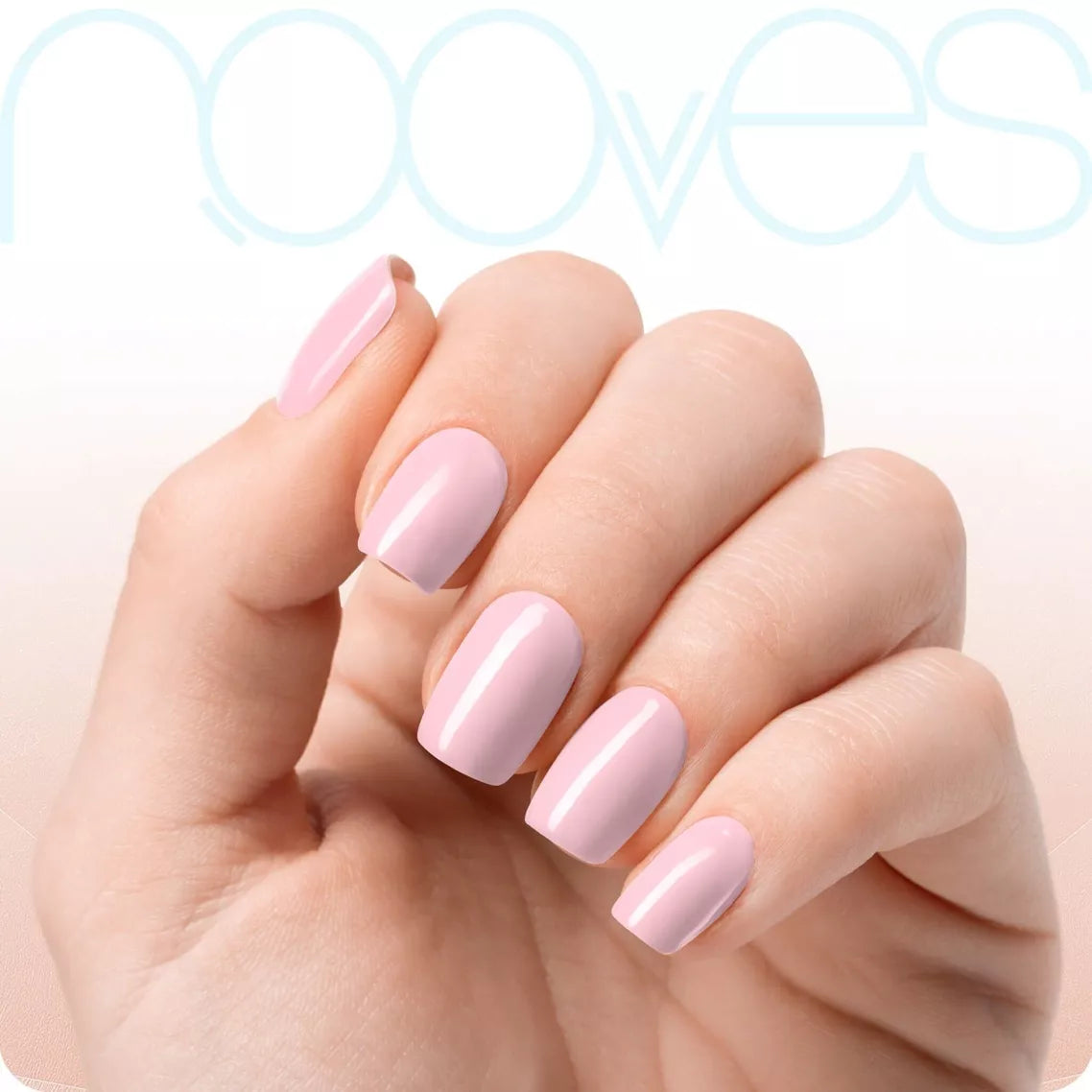 Feuilles de gel - Rose pâle 2 - Nooves Nails