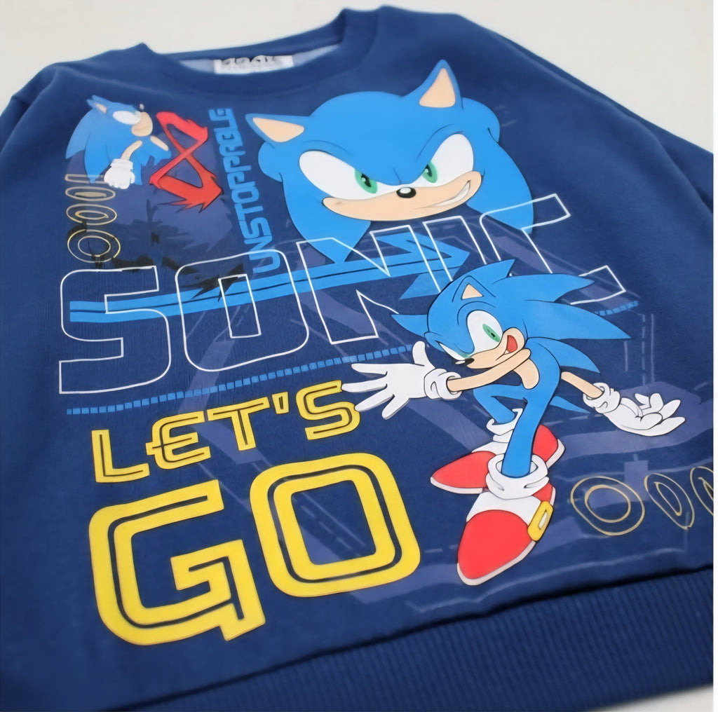 Pull Sonic le Hérisson pour enfants de 4 à 12 ans / 104 à 152 cm