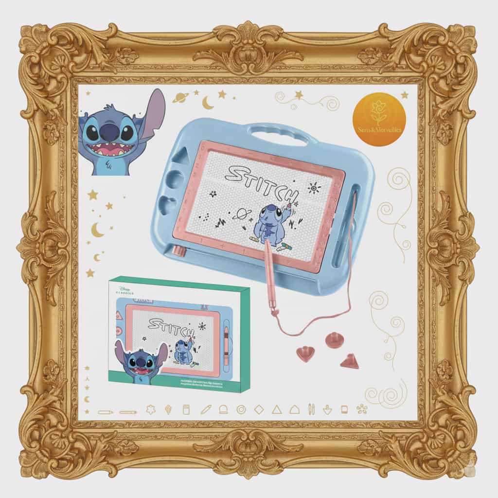 Tableau d'écriture magnétique amusant Disney Lilo et Stitch