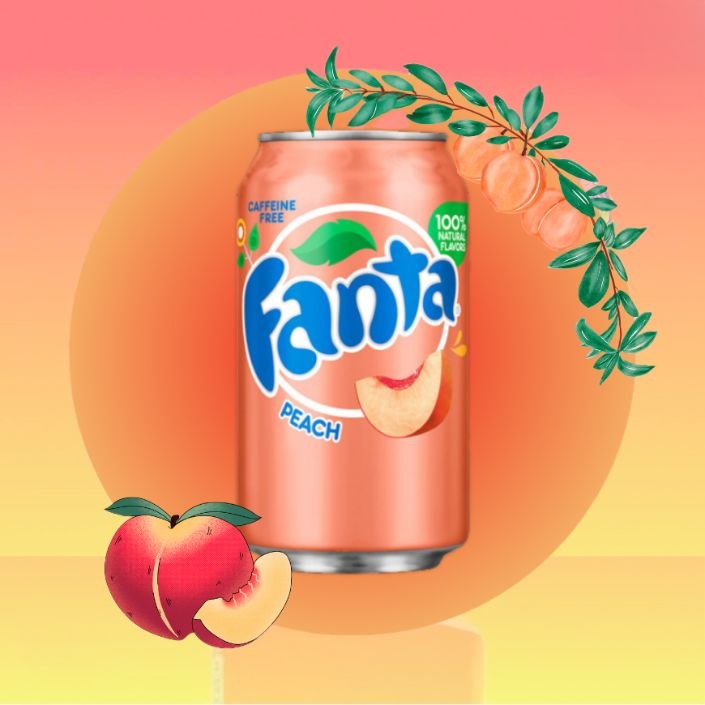 Fanta Pêche USA 355ML