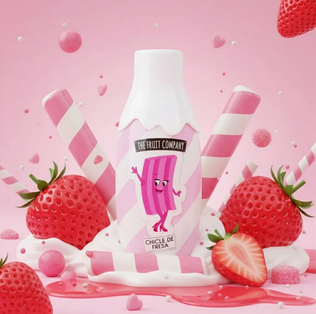 EAU DE TOILETTE FRAISE GOMME 40ML. THE FRUIT COMPANY