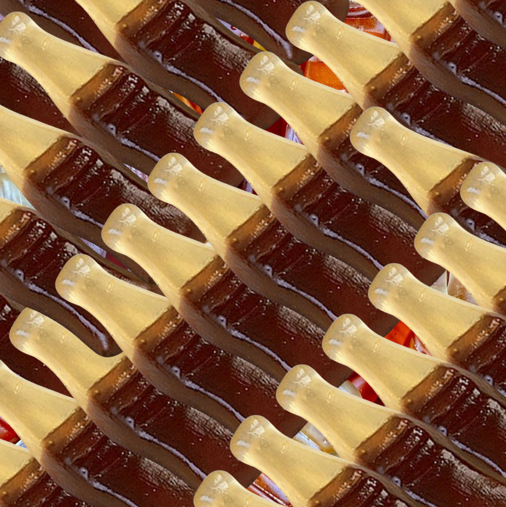 Bouteilles de cola géantes lisses XXL fini 100 gr