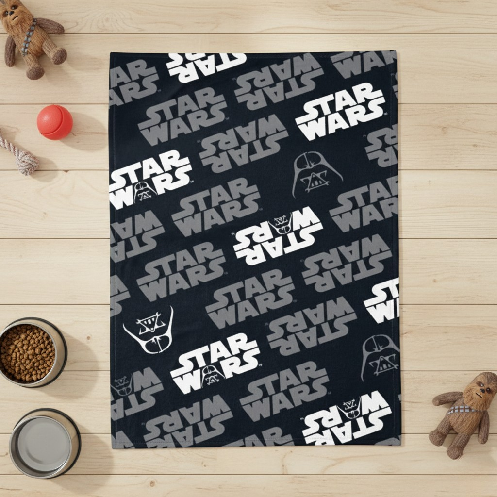 Couverture Star Wars pour chien noir 70x100 cm