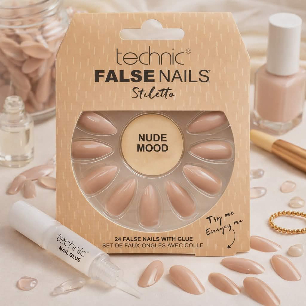 technic - Faux ongles Stiletto Nude Mood