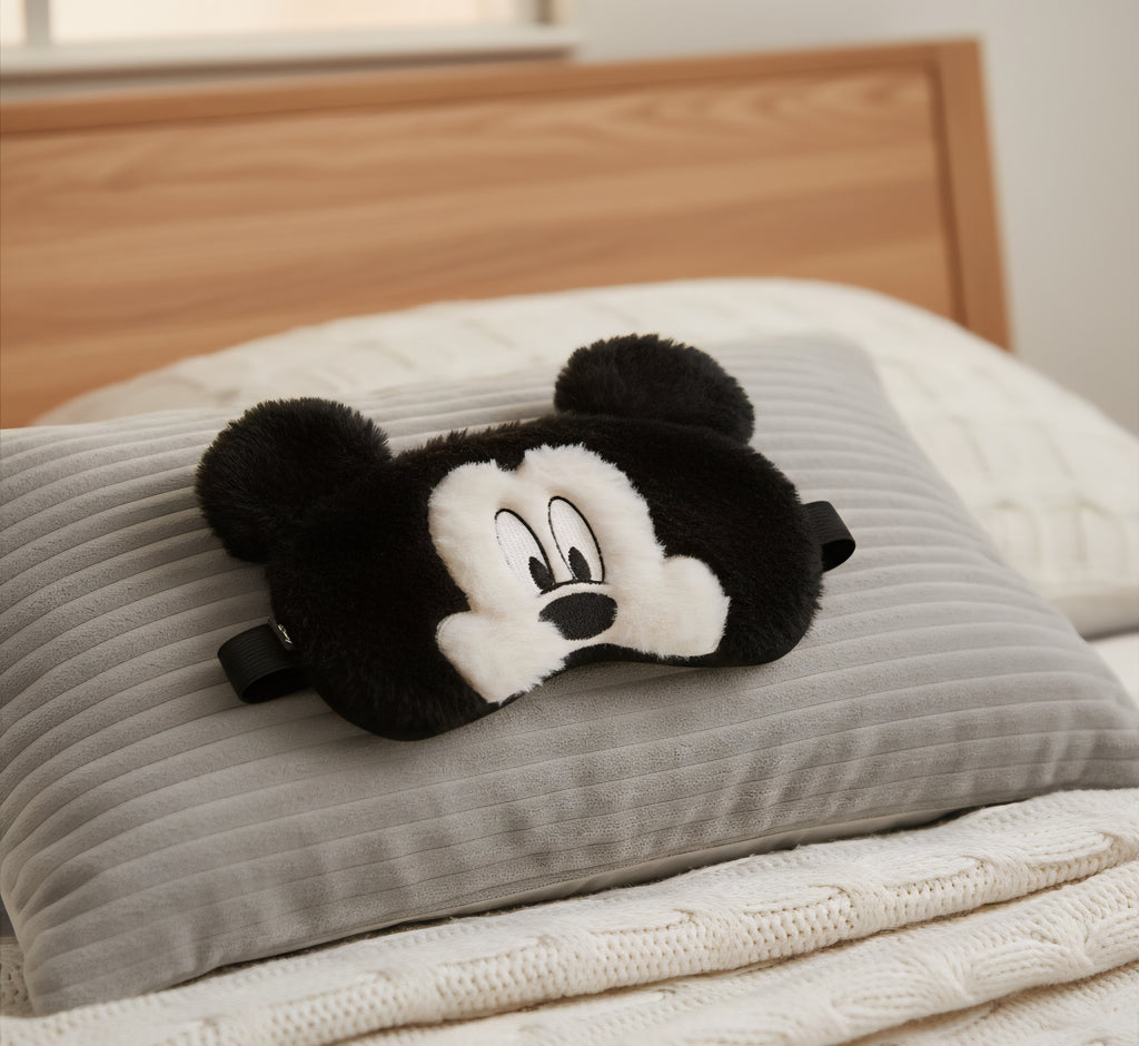Masque de sommeil adulte Disney Mickey noir, masque de nuit