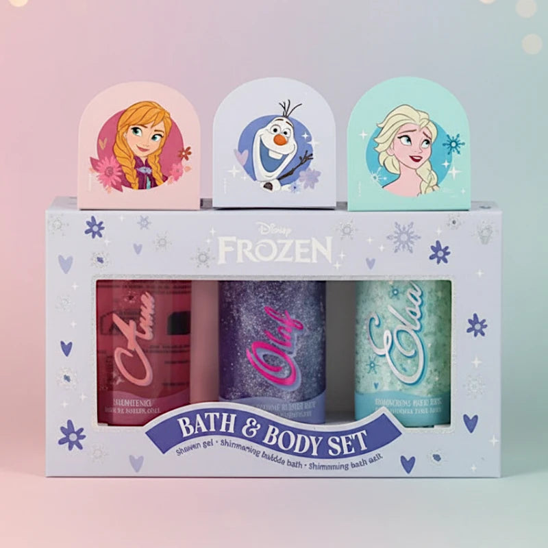 Coffret Soins Corps Disney La Reine des Neiges 3 Pièces – Anna, Elsa & Olaf