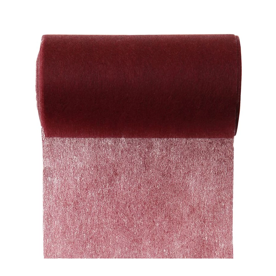 Ruban en intissé 10cm x 10m BORDEAUX - pièce