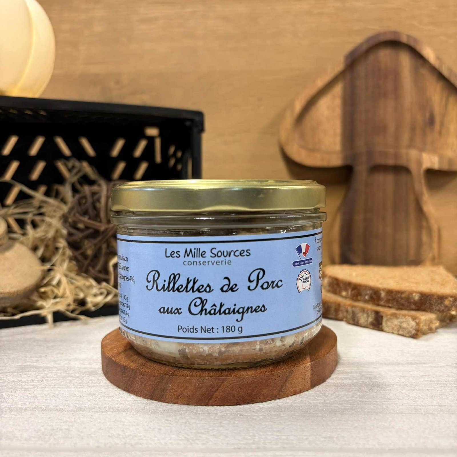 Rillettes de Porc aux châtaignes