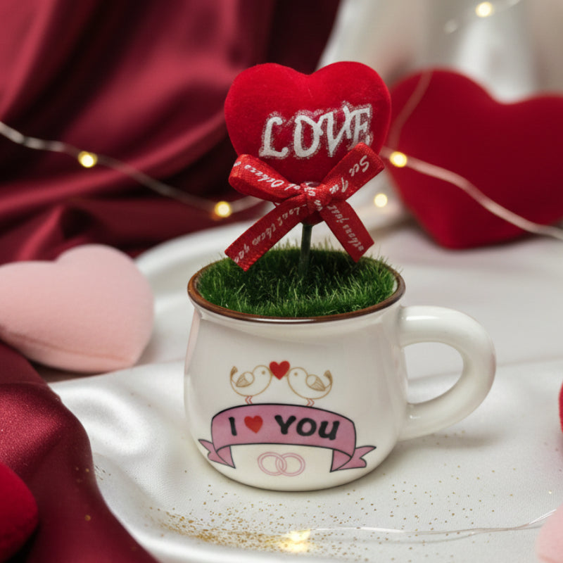 Tasse Décorative “Duo d’Amour” – Spécial Saint-Valentin