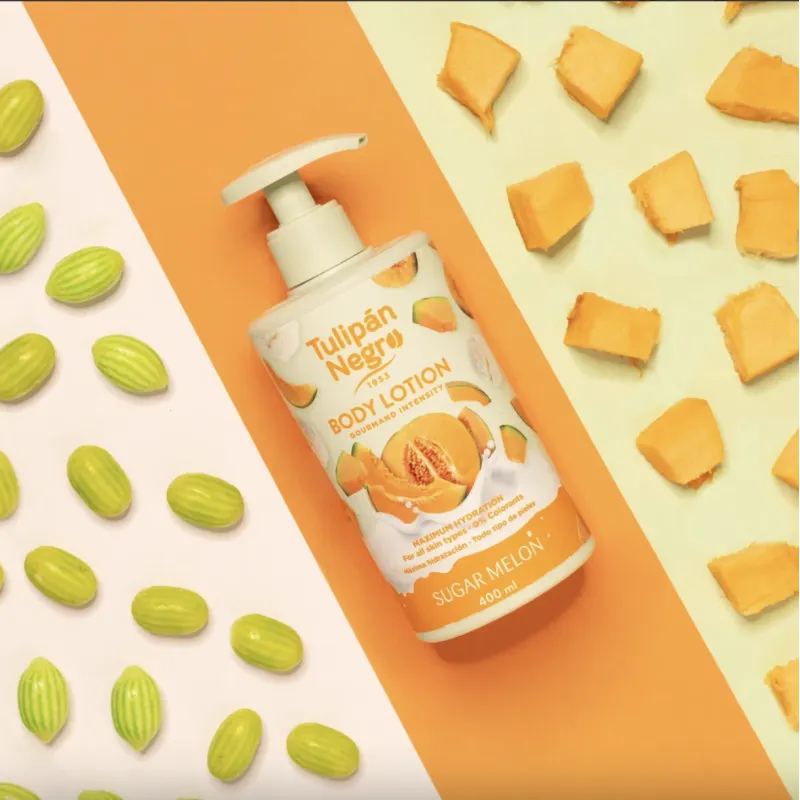 LOTION CRÈME POUR LE CORPS TULIPAN NEGRO SUGAR MELON 400ML