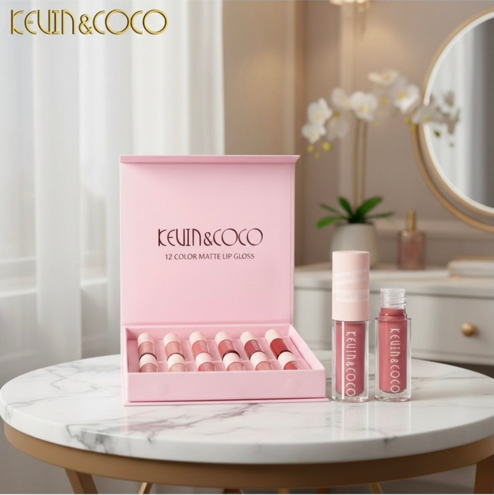 COFFRET DE 12 GLOSS LUXURY KEVIN & COCO