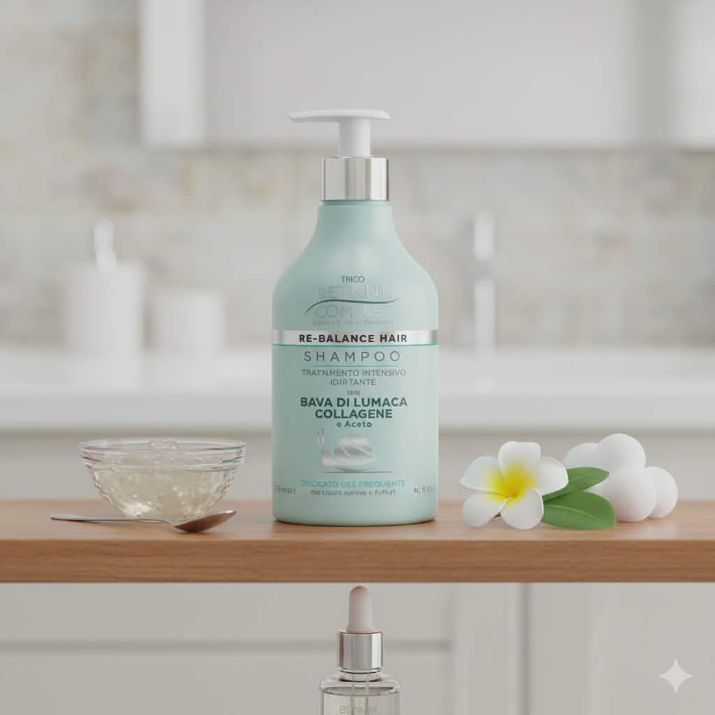 SHAMPOOING HYDRATANT À L'ESCARGOT SLIM 500ML. RETINOL COMPLEX