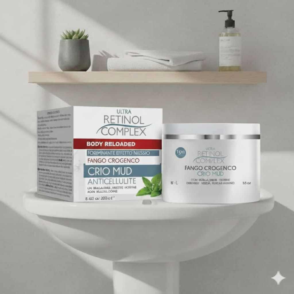 322 ARGILE VERTE POUR LE CORPS CRIO MUD 250ml. RETINOL COMPLEX