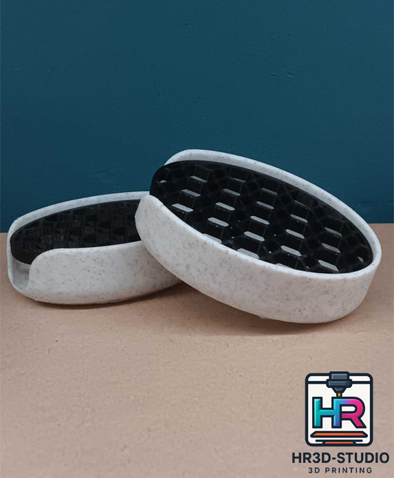 Porte-Savon Marbre & Noir – en impression 3D