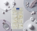 Glam Cosmetiques - Faux ongles french white 500 pcs