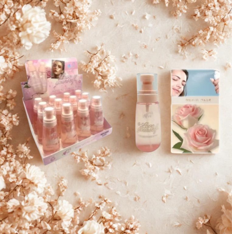 SPRAY FIXATEUR A L'EAU DE ROSE LOVE YOURSELF YES LOVE 8305